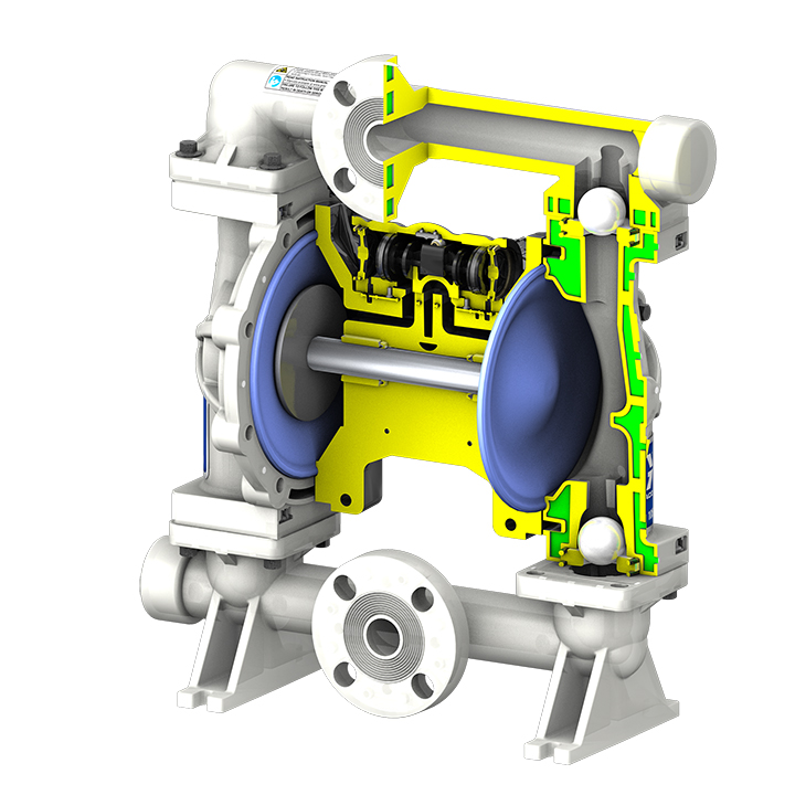AODD pump Cutaway