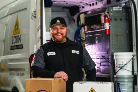 Zorn van and worker