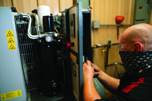 Fluid Aire service man