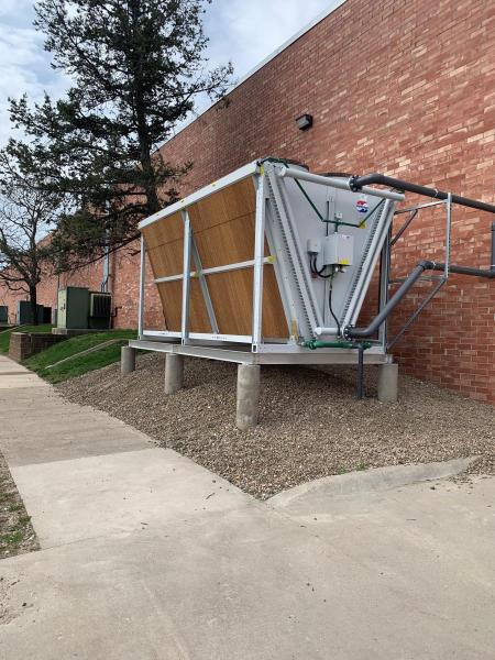 An adiabatic chiller