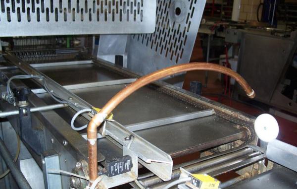 Locally designed blowing using copper tubing with holes drilled