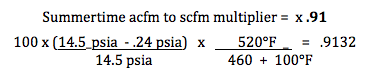 Summertime multiplier