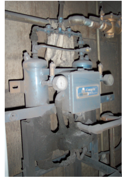 Poorly maintained air dryer