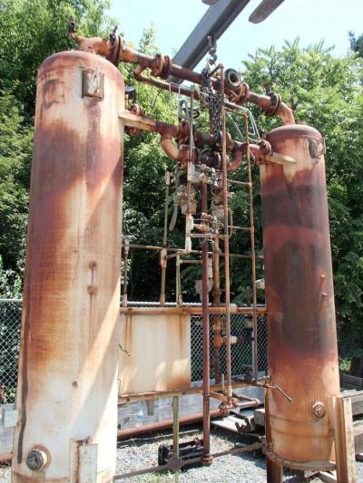 The refinery’s original ORIAD© Series internally heated reactivated dryer after years of disuse