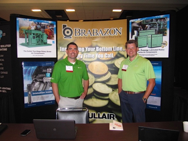 Coglianese from Brabazon and Zach Switalski from Sullair Compressors.